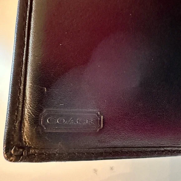 Coach Tri-fold Signature Jacquard Credit Card Wallet - Picture 4 of 5